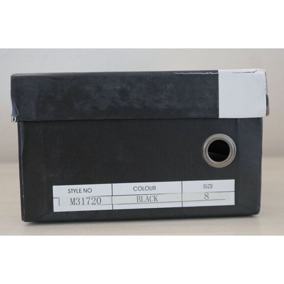 Moretti Black Label M31720 Men Sz 8 Black Patent Leather Dylan Dress Shoes - Picture 12 of 12